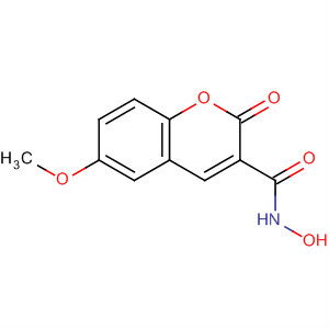 2H-1-Benzopyran-3-carboxamide, N-hydroxy-6-methoxy-2-oxo-