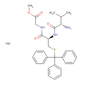 Glycine, N-[S-(triphenylmethyl)-N-L-valyl-L-cysteinyl]-, methyl ester,monohydrobromide