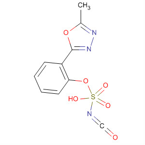 Isocyanatosulfuric acid, 2-(5-methyl-1,3,4-oxadiazol-2-yl)phenyl ester