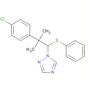 1H-1,2,4-Triazole, 1-[2-(4-chlorophenyl)-2-methyl-1-(phenylthio)propyl]-