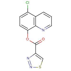 1,2,3-Thiadiazole-4-carboxylic acid, 5-chloro-8-quinolinyl ester