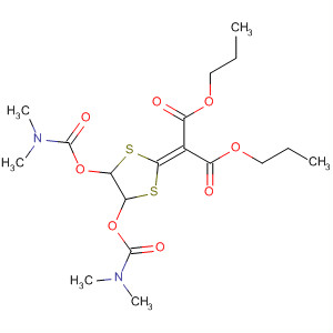 Propanedioic acid,[4,5-bis[[(dimethylamino)carbonyl]oxy]-1,3-dithiolan-2-ylidene]-, dipropylester