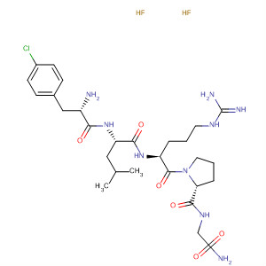 Glycinamide, 4-chloro-D-phenylalanyl-L-leucyl-L-arginyl-L-prolyl-,dihydrofluoride