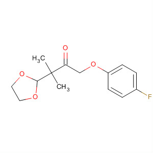 2-Butanone, 3-(1,3-dioxolan-2-yl)-1-(4-fluorophenoxy)-3-methyl-
