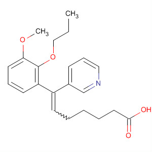 6-Heptenoic acid, 7-(3-methoxy-2-propoxyphenyl)-7-(3-pyridinyl)-