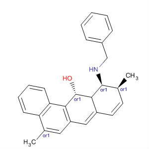 Benz[a]anthracen-5-ol,5,6-dihydro-7,12-dimethyl-6-[(phenylmethyl)amino]-, trans-