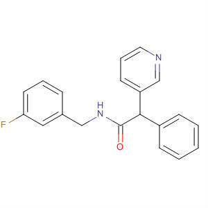 3-Pyridineacetamide, N-[(3-fluorophenyl)methyl]-6-phenyl-