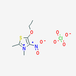 Thiazolium, 5-ethoxy-2,3-dimethyl-4-nitro-, perchlorate