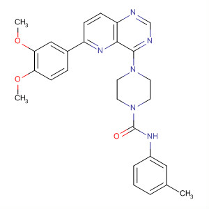 1-Piperazinecarboxamide,4-[6-(3,4-dimethoxyphenyl)pyrido[3,2-d]pyrimidin-4-yl]-N-(3-methylphenyl)-