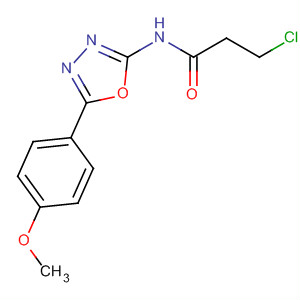 Propanamide, 3-chloro-N-[5-(4-methoxyphenyl)-1,3,4-oxadiazol-2-yl]-