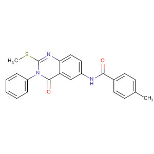 Benzamide,N-[3,4-dihydro-2-(methylthio)-4-oxo-3-phenyl-6-quinazolinyl]-4-methyl-