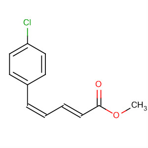 2,4-Pentadienoic acid, 5-(4-chlorophenyl)-, methyl ester, (E,Z)-