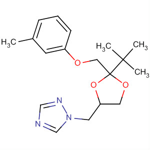 1H-1,2,4-Triazole,1-[[2-(1,1-dimethylethyl)-2-[(3-methylphenoxy)methyl]-1,3-dioxolan-4-yl]methyl]-