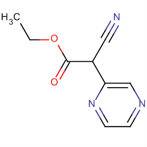 Pyrazineacetic acid, a-cyano-, ethyl ester