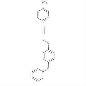 Pyridine, 5-methyl-2-[3-(4-phenoxyphenoxy)-1-propynyl]-