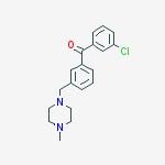 3-CHLORO-3-(4-METHYLPIPERAZINOMETHYL) BENZOPHENONE