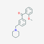2-METHOXY-3-PIPERIDINOMETHYL BENZOPHENONE
