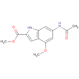 1H-Indole-2-carboxylic acid, 6-(acetylamino)-4-methoxy-, methyl ester