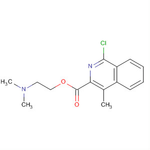 3-Isoquinolinecarboxylic acid, 1-chloro-4-methyl-,2-(dimethylamino)ethyl ester