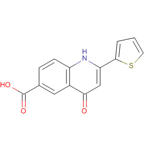 6-Quinolinecarboxylic acid, 1,4-dihydro-4-oxo-2-(2-thienyl)-