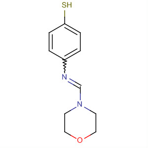Morpholine, 4-[[(4-mercaptophenyl)imino]methyl]-
