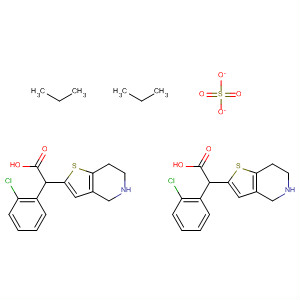 Thieno[3,2-c]pyridine-5(4H)-acetic acid,a-(2-chlorophenyl)-6,7-dihydro-, 1-methylethyl ester, sulfate (2:1)
