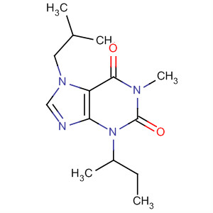 1H-Purine-2,6-dione,3,7-dihydro-1-methyl-3-(1-methylpropyl)-7-(2-methylpropyl)-