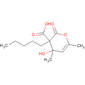 2H-Pyran-3-carboxylic acid,3,4-dihydro-4-hydroxy-4,6-dimethyl-2-oxo-3-pentyl-