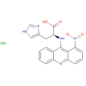 L-Histidine, N-(1-nitro-9-acridinyl)-, monohydrochloride