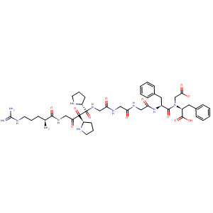 L-Phenylalanine,N-[N-[N-[N-[N-[1-[1-(N-L-arginylglycyl)-L-prolyl]-L-prolyl]glycyl]glycyl]glycyl]-L-phenylalanyl]-, monoacetate