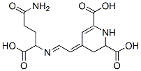 1,2,3,4-Tetrahydro-4-[2-(1-carboxy-3-carbamoylpropylimino)ethylidene]-2,6-pyridinedicarboxylic acid