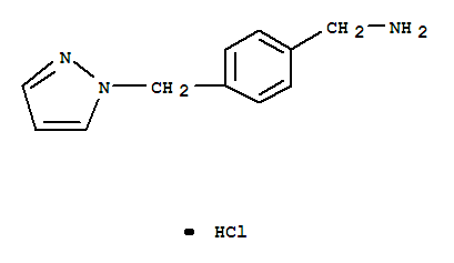 1-[4-(AMINOMETHYL)BENZYL]-1H-PYRAZOLE HYDROCHLORIDE, TECH4-(1H-PYRAZOL-1-YLMETHYL)BENZYLAMINE HYDROCHLORIDE,