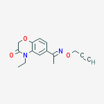 4-ethyl-6-[(e)-c-methyl-n-prop-2-ynoxycarbonimidoyl]-1,4-benzoxazin-3-one