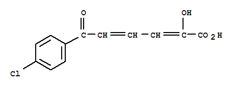 2-hydroxy-6-oxo-6-(4-chlorophenyl)hexa-2,4-dienoic acid
