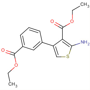 3-Thiophenecarboxylic acid, 2-amino-4-[3-(ethoxycarbonyl)phenyl]-,ethyl ester