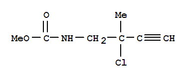 CARBAMIC ACID,(2-CHLORO-2-METHYL-3-BUTYNYL)-,METHYL ESTER