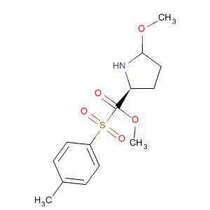 L-Proline, 5-methoxy-1-[(4-methylphenyl)sulfonyl]-, methyl ester, trans-