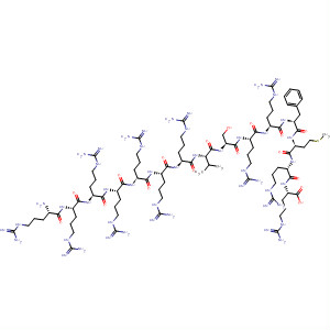 L-Arginine,L-arginyl-L-arginyl-L-arginyl-L-arginyl-L-arginyl-L-arginyl-L-arginyl-L-valyl-L-seryl-L-arginyl-L-arginyl-L-phenylalanyl-L-methionyl-L-arginyl-