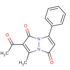 1H,5H-Pyrazolo[1,2-a]pyrazole-1,5-dione, 2-acetyl-3-methyl-7-phenyl-
