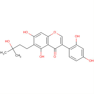 4H-1-Benzopyran-4-one,3-(2,4-dihydroxyphenyl)-5,7-dihydroxy-6-(3-hydroxy-3-methylbutyl)-