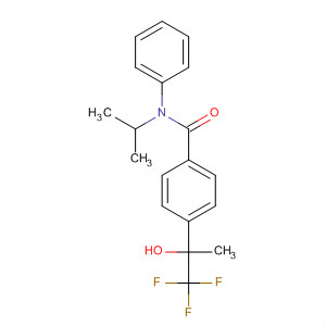Benzamide,N-(1-methylethyl)-N-phenyl-4-(2,2,2-trifluoro-1-hydroxy-1-methylethyl)-