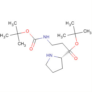 L-Proline, 1-[2-[[(1,1-dimethylethoxy)carbonyl]amino]ethyl]-,1,1-dimethylethyl ester