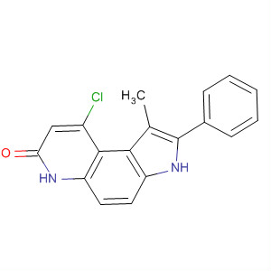 7H-Pyrrolo[3,2-f]quinolin-7-one, 9-chloro-3,6-dihydro-1-methyl-2-phenyl-