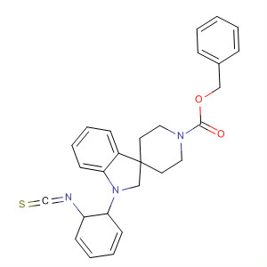 Spiro[3H-indole-3,4'-piperidine]-1'-carboxylic acid,1,2-dihydro-1-(2-isothiocyanatophenyl)-, phenylmethyl ester