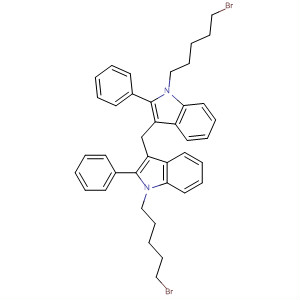 1H-Indole, 3,3'-methylenebis[1-(5-bromopentyl)-2-phenyl-
