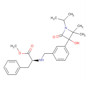 L-Phenylalanine,N-[3-[3-hydroxy-2,2-dimethyl-1-(1-methylethyl)-4-oxo-3-azetidinyl]benzoyl]-, methyl ester