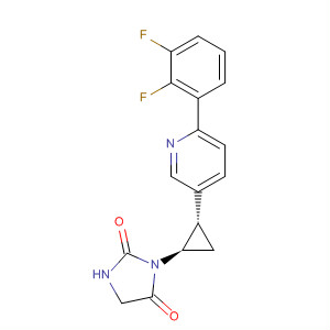 2,4-Imidazolidinedione,3-[(1R,2S)-2-[6-(2,3-difluorophenyl)-3-pyridinyl]cyclopropyl]-
