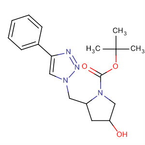 1-Pyrrolidinecarboxylic acid,4-hydroxy-2-[(4-phenyl-1H-1,2,3-triazol-1-yl)methyl]-, 1,1-dimethylethylester, (2S,4R)-