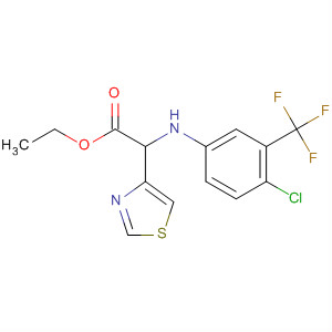 4-Thiazoleacetic acid, 2-[[4-chloro-3-(trifluoromethyl)phenyl]amino]-,ethyl ester