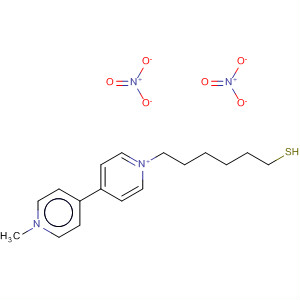 4,4'-Bipyridinium, 1-(6-mercaptohexyl)-1'-methyl-, nitrate (1:2)